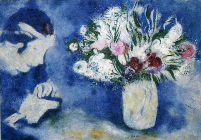 Белла в Mourillon. Фото с сайта http://www.marc-chagall.ru/