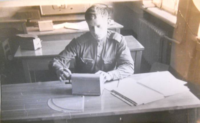 Моя тренировка вычислителя в учебном классе в 1967 году