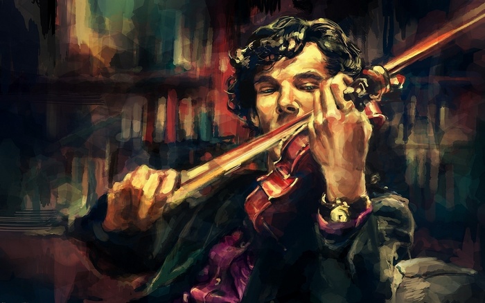 Образ Шерлока Холмса из британского телесериала "Шерлок". Источник: http://artelio.ru/