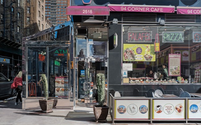 Richard Estes • Corner Café, 2014-2015