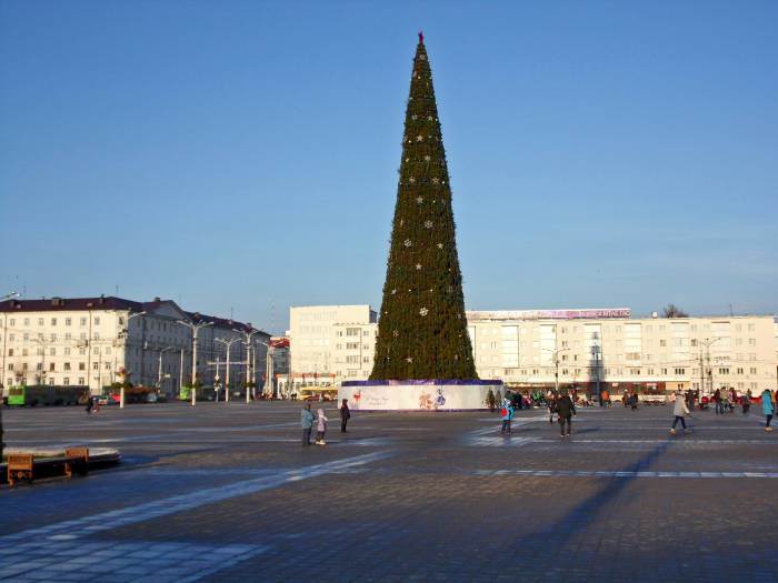 В этом году елка в Вильнюсе просто поражает воображение! А что с елкой в Витебске?