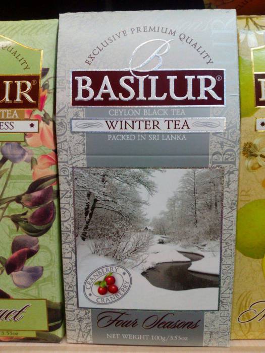 Basilur "Winter Tea" в бюджетной упаковке найден мной в ТЦ "Беларусь"