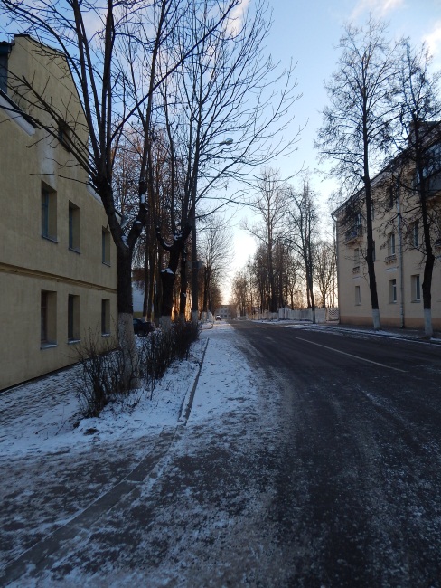 Переулок в честь Стаханова на окраине Витебска