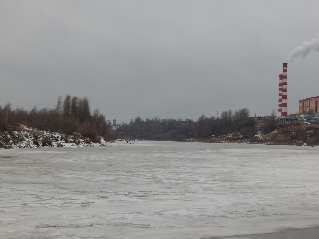 лед, западная Двина