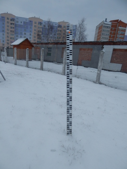 снегомерная рейка, метеостанция, Витебск