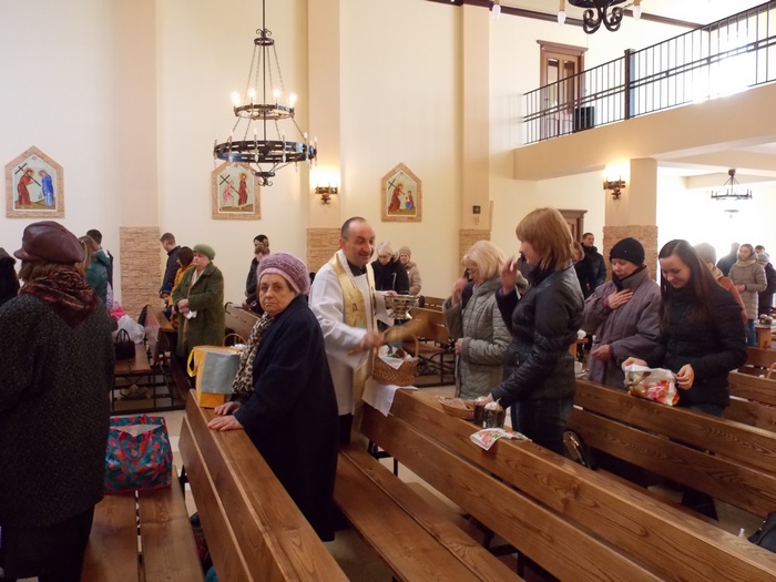 Пасха, католичество, освящение, Корженевский