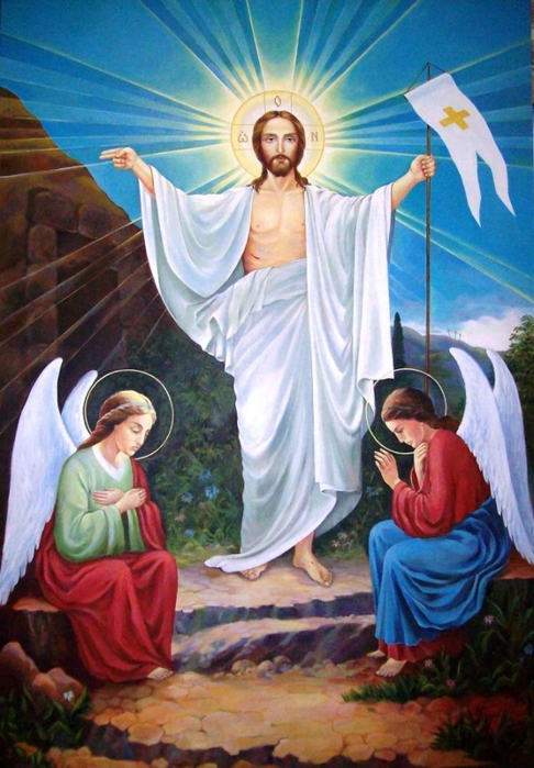 христово воскресение, пасха, икона Христа