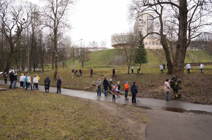 уборка, город