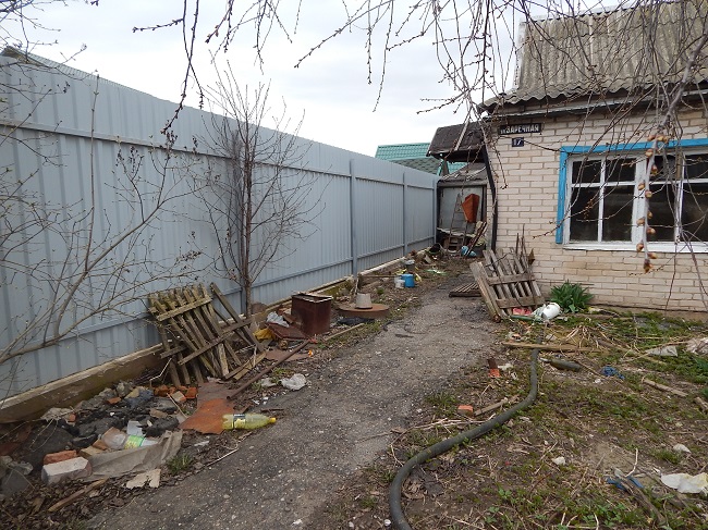 улица Заречная, мусор, поселок тарный