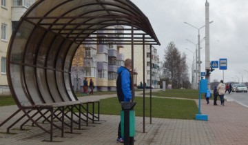 остановка автобусная, витебск, улица гагарина