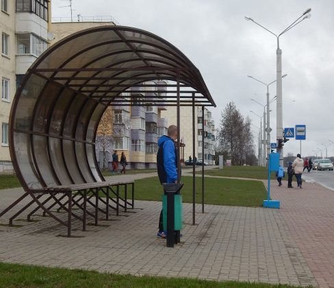 остановка автобусная, витебск, улица гагарина