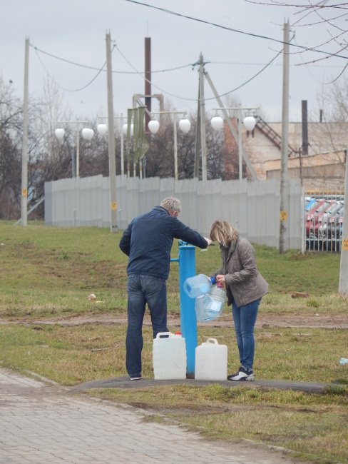 колонка на улице гагарина, вода из колонки