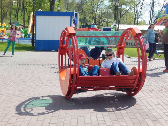 аттракционы, парк победителей