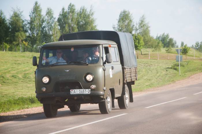 Участники военных учений покидают город. Фото Анастасии Вереск