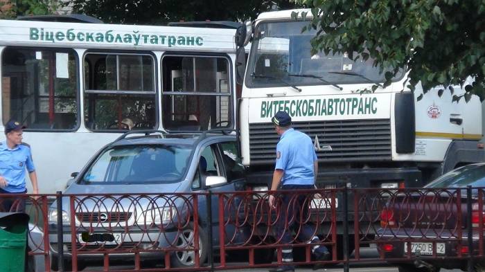 Так выглядело место происшествия. Фото orsha.eu