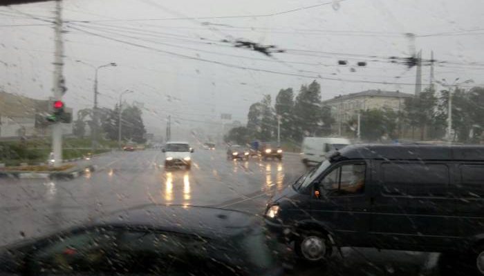 дождь, витебск, движение авто