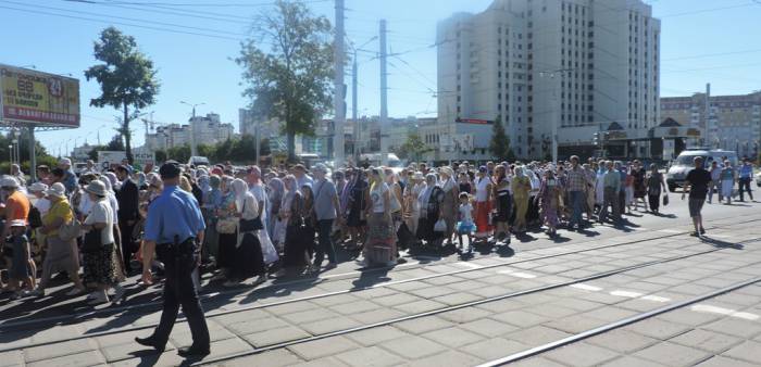 успение пресвятой богородицы в витебске, крестный ход 