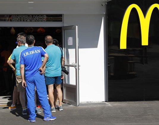 ресторан в Олимпийской деревне