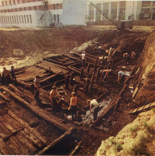 Раскопки в Витебске в 1970-х годах. Фото evitebsk.com