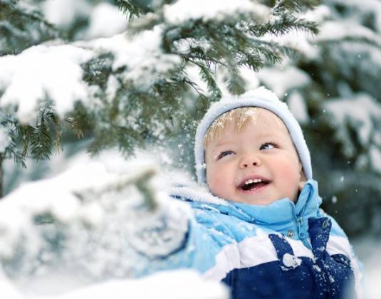 зима мальчик