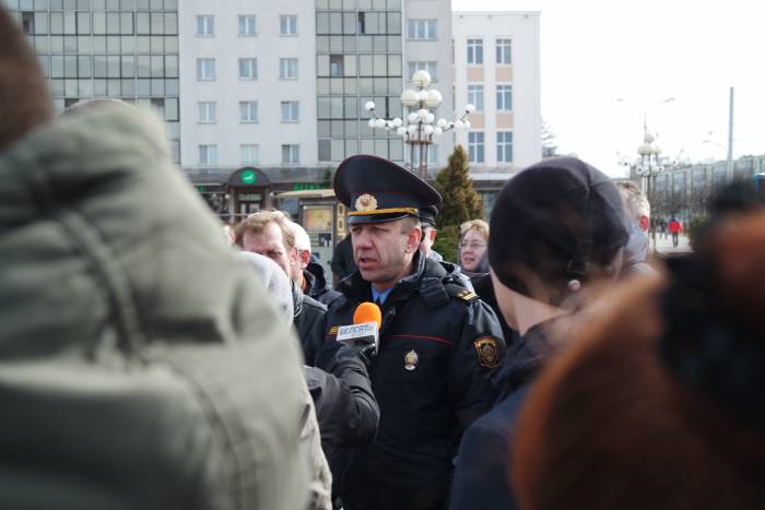 Начальник УВД Калиновский Александр Васильевич. Фото Анастасии Вереск