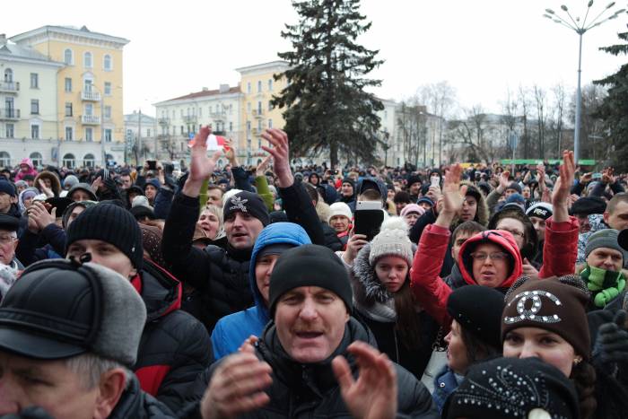 “Марш рассерженных белорусов” в Витебске. Фото Анастасии Вереск