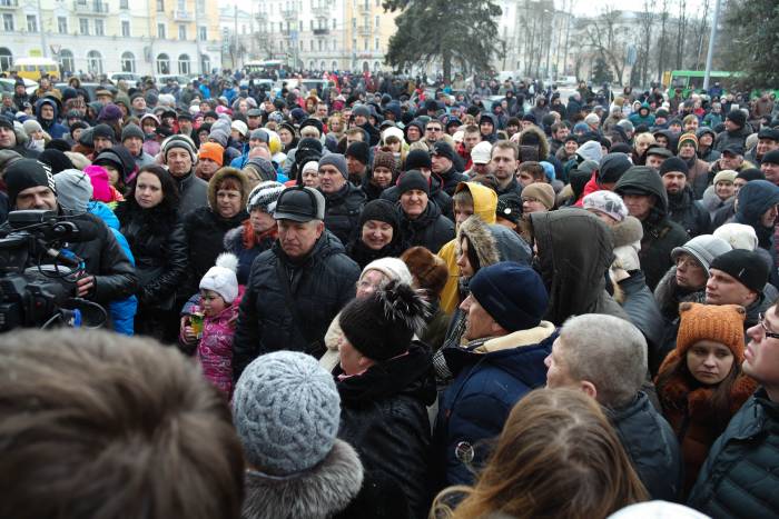 "Марш  нетунеядцев" в Витебске. Фото Ольга Витебская