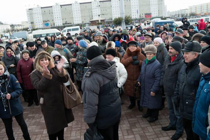 "Марш рассерженных белорусов" в Витебске. Фото Анастасии Вереск
