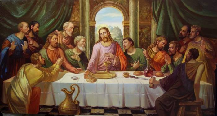В четверг Иисус собрал учеников на Тайную вечерю. Фото crosti.ru