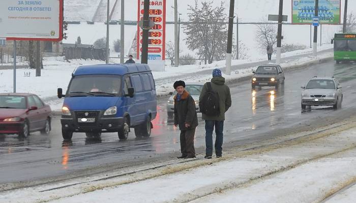 переход в неустановленном месте