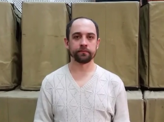 Скриншот из видеообращения Владимира Жолудя