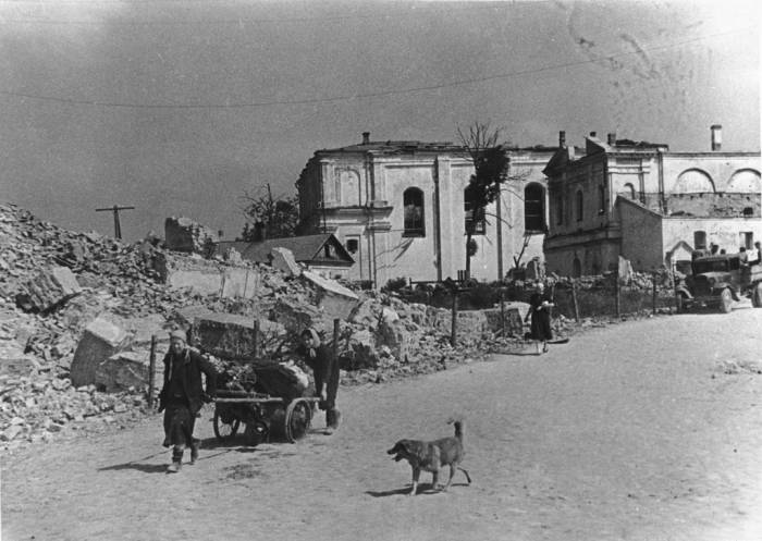 витебск, освобожденный, 26 июня 1944 года, фото