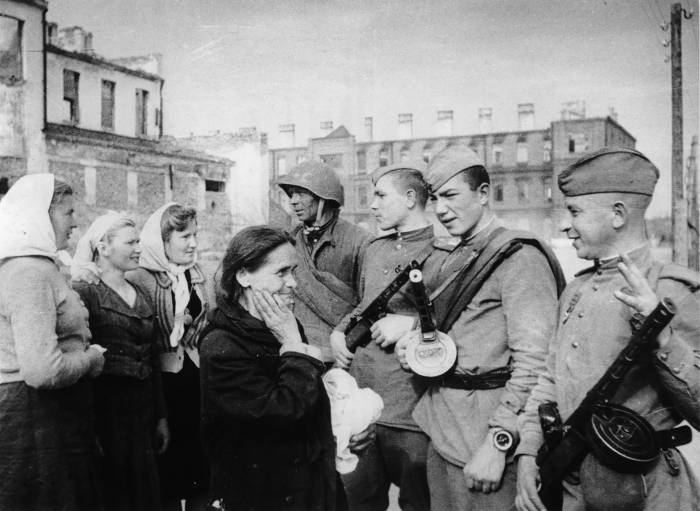 витебск, освобожденный, 26 июня 1944 года, фото 