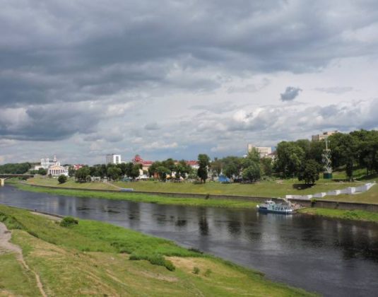 витебск, Двина, вид