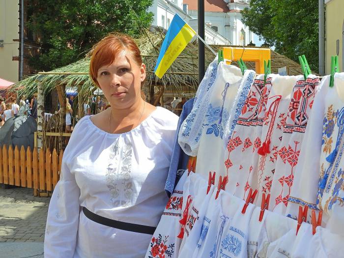 Наталка из Полтавы на «Славянский базар в Витебске» в 2016 году. Фото Светланы Васильевой