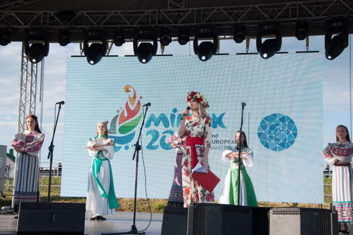 Символ европейских игр 2019 - цветок папоротника. Фото Анастасии Вереск