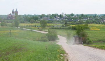 деревня поле
