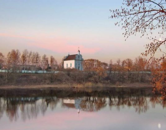 церковь, витебск, фотопроекция, борисенков