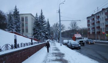 первый снег