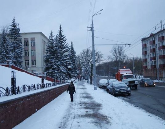 первый снег