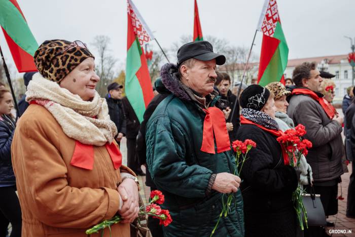 «И нет нам покоя...» Как в городах Беларуси отметили столетие Октября