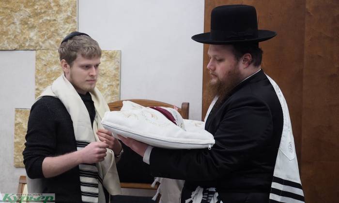 Первый торжественный обряд прошел в витебской синагоге