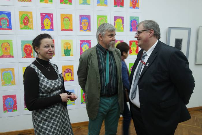 В Арт-центре Марка Шагала открылась впечатляющая выставка «Графика Латвийской академии художеств»