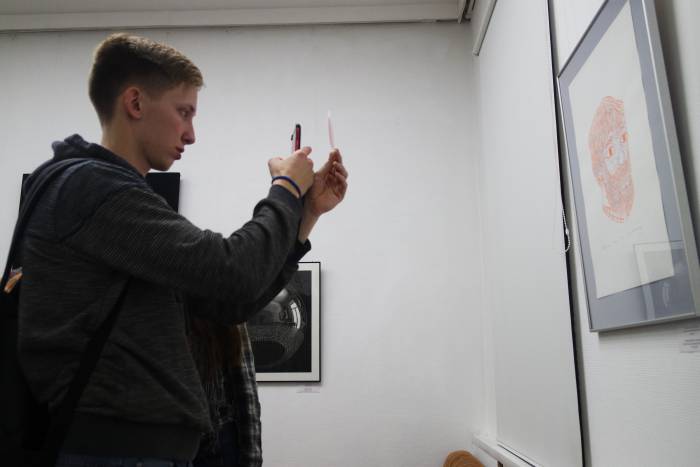В Арт-центре Марка Шагала открылась впечатляющая выставка «Графика Латвийской академии художеств»