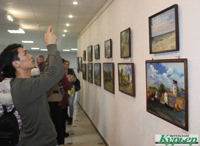 цыбульский, выставка, открытие, этюды, библиотека