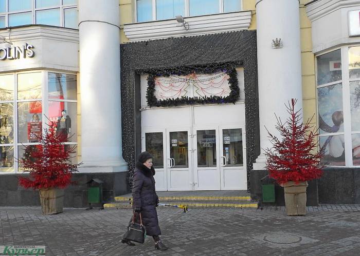 22 лучших новогодних витрин Витебска