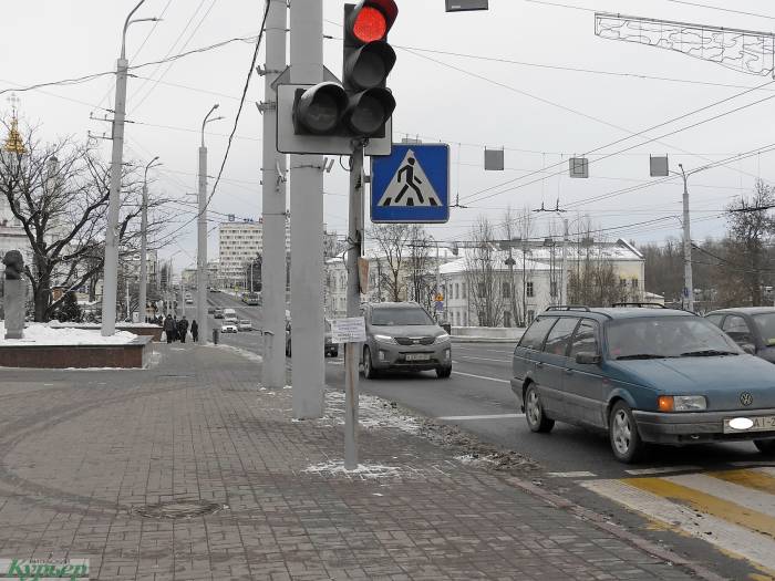 Только в январе этого года в Витебске произошло 8 ДТП с участием пешеходов