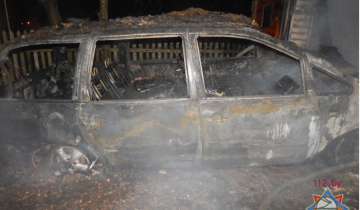 пожар авто орша