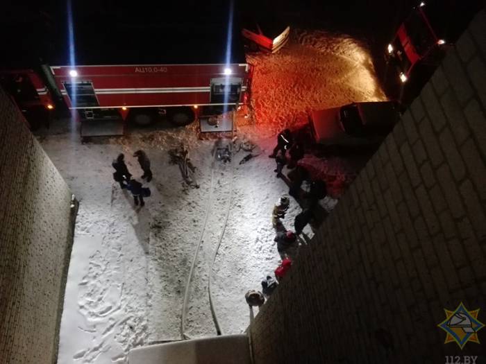 пожар городок