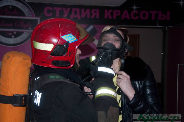 Как в Витебске эвакуировали «Марко-Сити»: фото и видео с места событий